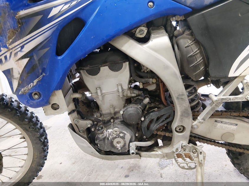 2009 Yamaha Wr450 VIN JYACJ13Y29A004314 IAAI salvage auction — FRONT END, Salvage (Idaho), sold $925 on 2026-07-24 (photo 9)