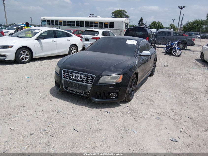 2012 Audi S5 VIN WAUCVAFR8CA003816 IAAI salvage auction — NORMAL WEAR, Clear (Indiana), sold $725 on 2026-07-21 (photo 2)