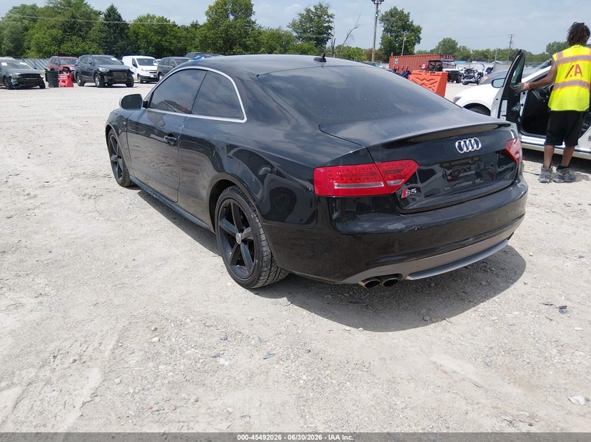2012 Audi S5 VIN WAUCVAFR8CA003816 IAAI salvage auction — NORMAL WEAR, Clear (Indiana), sold $725 on 2026-07-21 (photo 3)