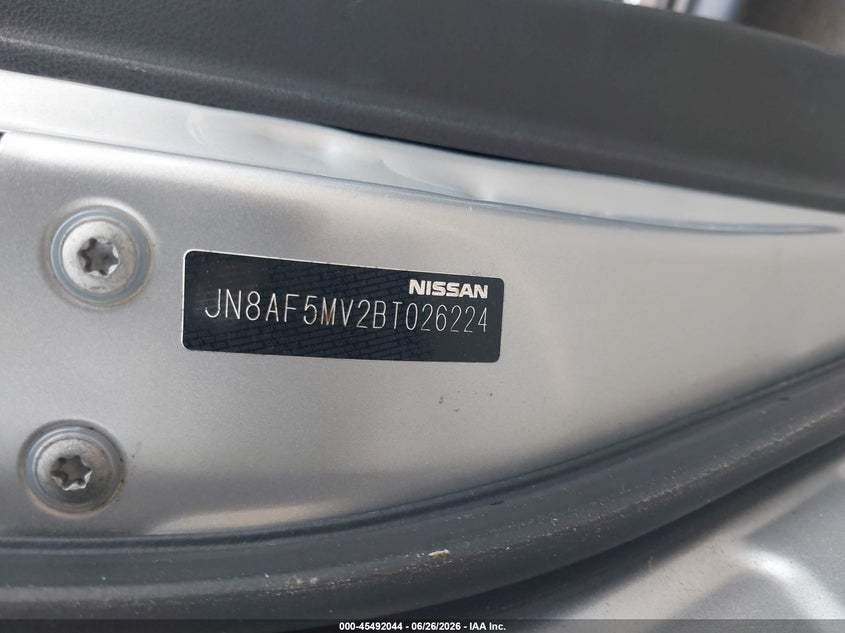 2011 Nissan Juke VIN JN8AF5MV2BT026224 IAAI salvage auction — NORMAL WEAR, Enterprise Vehicles Clear Only (Connecticut), sold $650 on 2026-07-16 (photo 9)