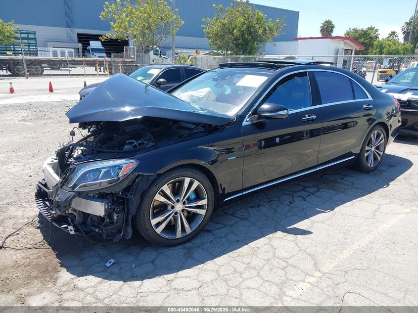 2017 Mercedes-benz S-klasse VIN WDDUG6DB5HA291070 IAAI salvage auction — FRONT END, Salvage Title, sold $5,500 on 2026-08-17 (photo 2)