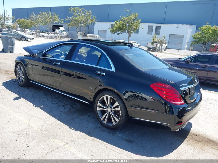 2017 Mercedes-benz S-klasse VIN WDDUG6DB5HA291070 IAAI salvage auction — FRONT END, Salvage Title, sold $5,500 on 2026-08-17 (photo 3)