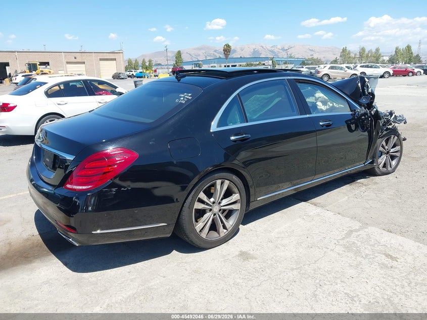 2017 Mercedes-benz S-klasse VIN WDDUG6DB5HA291070 IAAI salvage auction — FRONT END, Salvage Title, sold $5,500 on 2026-08-17 (photo 4)