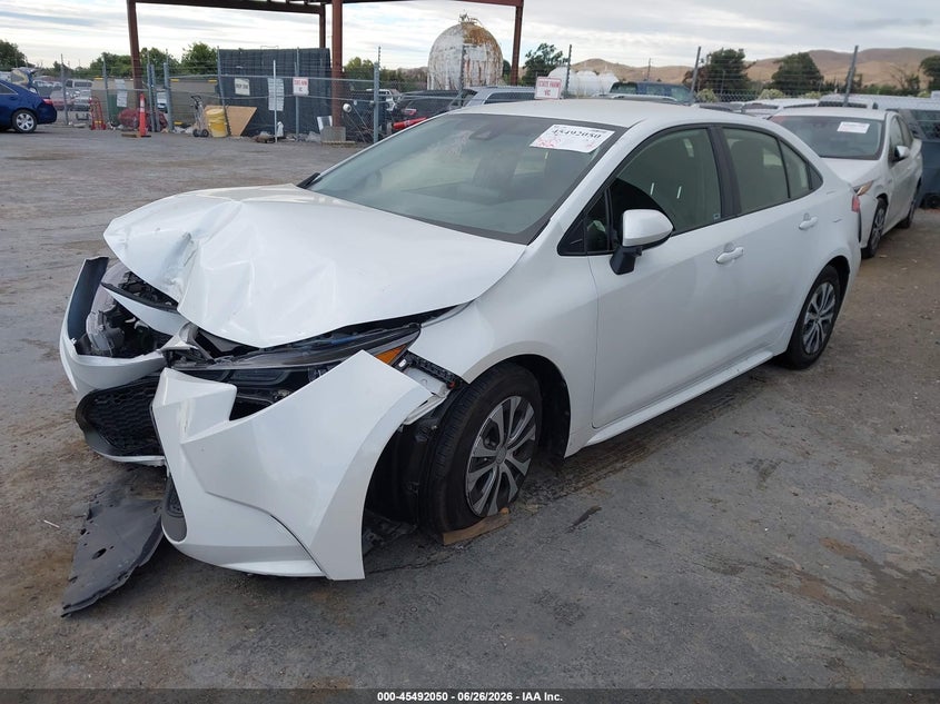 2022 Toyota Corolla VIN JTDEAMDE7NJ041100 IAAI salvage auction — FRONT END, Salvage (California), sold $4,875 on 2026-07-23 (photo 2)