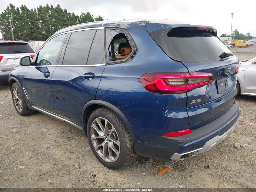 2022 BMW X5 VIN 5UXTA6C04N9M45500 IAAI salvage auction — STORM DAMAGE, Salvage (Virginia), sold $27,900 on 2026-07-27 (photo 3)