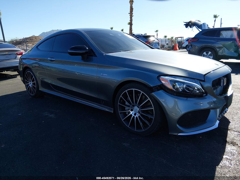 2018 Mercedes-benz VIN WDDWJ6EB0JF641593 IAAI salvage auction — FRONT END, Salvage Title, sold $10,300 on 2026-08-02 (photo 1)