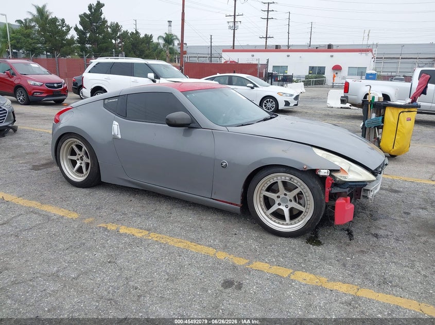 2012 Nissan 370z VIN JN1AZ4EH1CM562800 IAAI salvage auction — FRONT END, Salvage (California), sold $3,875 on 2026-07-28 (photo 1)