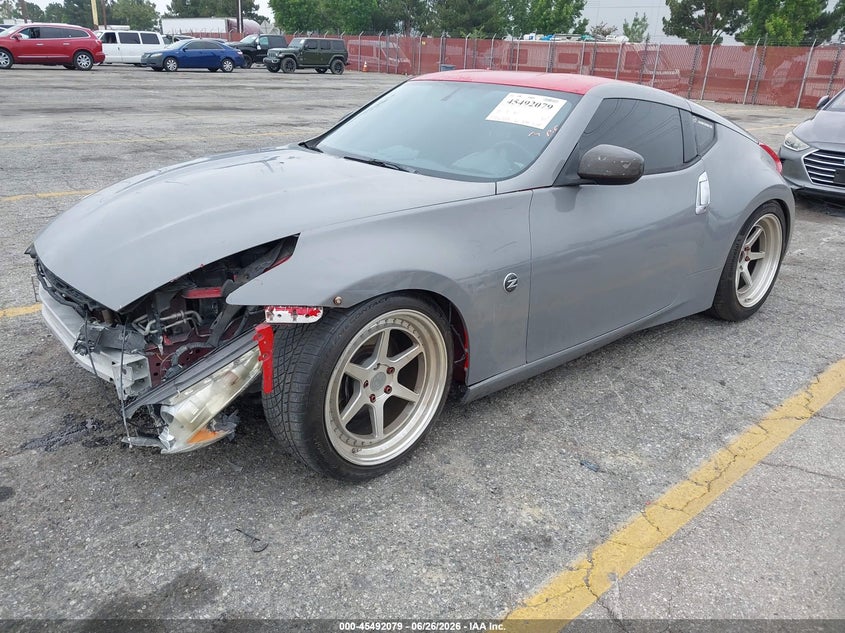 2012 Nissan 370z VIN JN1AZ4EH1CM562800 IAAI salvage auction — FRONT END, Salvage (California), sold $3,875 on 2026-07-28 (photo 2)