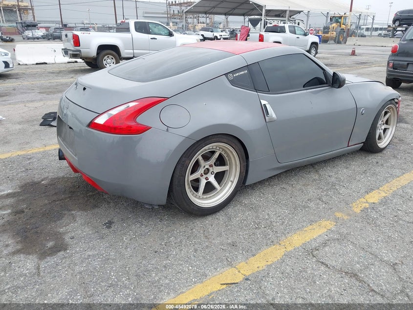 2012 Nissan 370z VIN JN1AZ4EH1CM562800 IAAI salvage auction — FRONT END, Salvage (California), sold $3,875 on 2026-07-28 (photo 4)