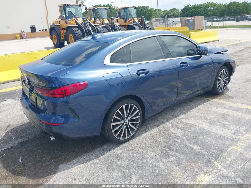 2022 BMW 2er VIN WBA53AK09N7K53684 IAAI salvage auction — FRONT END, Clear (Indiana), sold $6,750 on 2026-07-16 (photo 4)
