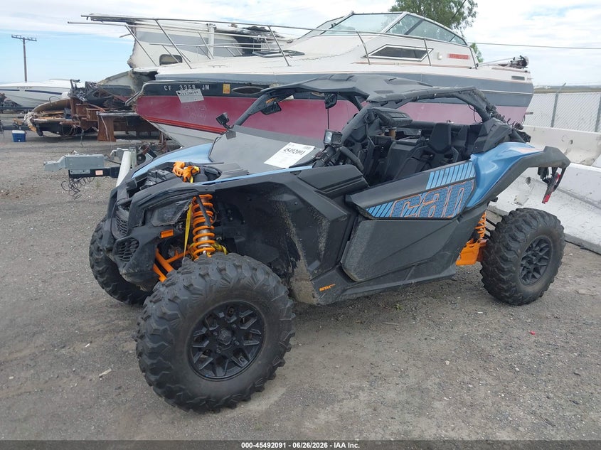 2025 Can-am/ brp Maverick VIN 3JBVGAY28SE000256 IAAI salvage auction — ROLLOVER, Salvage Title, sold $10,450 on 2026-10-22 (photo 2)