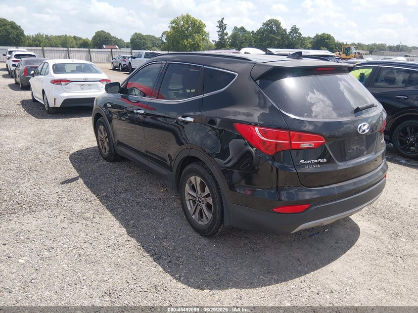 2016 Hyundai Santa fe VIN 5XYZU3LB3GG346011 IAAI salvage auction — NORMAL WEAR, Clear (Louisiana), sold $1,250 on 2026-07-29 (photo 3)