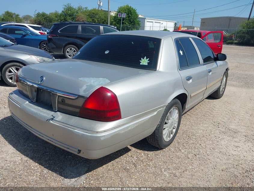 2009 Mercury Grand marquis VIN 2MEHM75V59X636351 IAAI salvage auction — UNKNOWN, Original (Texas), sold $1,250 on 2026-09-08 (photo 4)