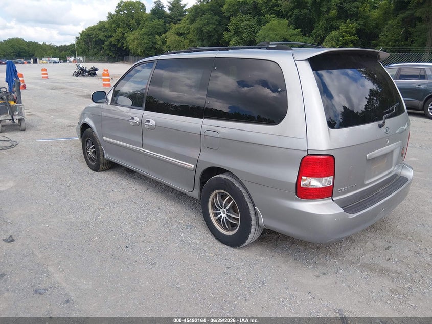 2005 Kia SEDONA VIN KNDUP132856726953 IAAI salvage auction — FRONT END, Clear (Virginia), sold $200 on 2026-07-21 (photo 3)