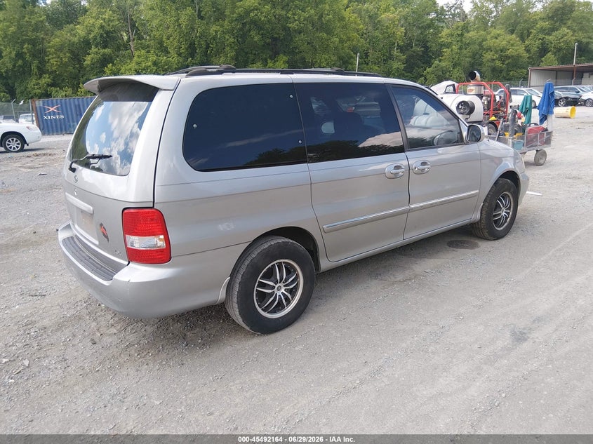 2005 Kia SEDONA VIN KNDUP132856726953 IAAI salvage auction — FRONT END, Clear (Virginia), sold $200 on 2026-07-21 (photo 4)