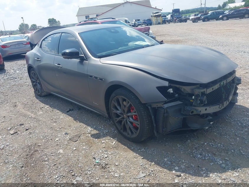 2020 Maserati Ghibli VIN ZAM57YTS2L1343769 IAAI salvage auction — FRONT END, Salvage (Pennsylvania), sold $9,300 on 2026-08-01 (photo 1)