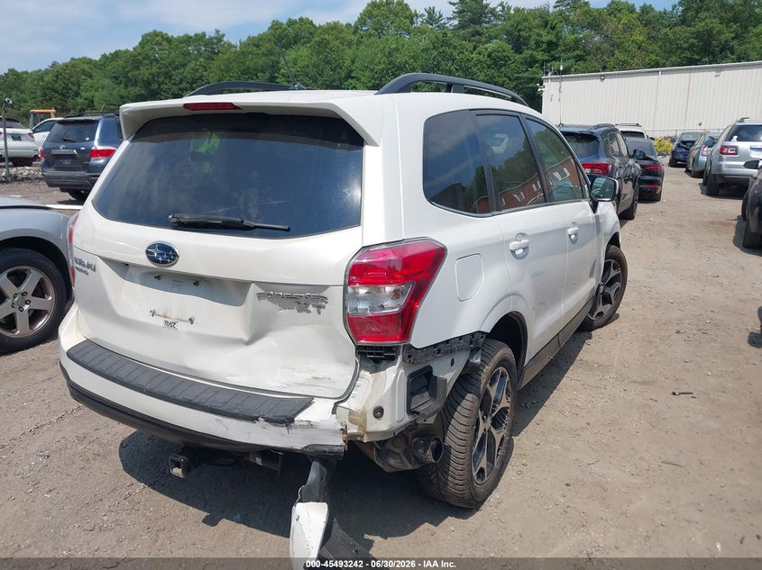 2014 Subaru Forester VIN JF2SJGDCXEH520526 IAAI salvage auction — FRONT & REAR, Clear (Massachusetts), sold $1,250 on 2026-07-28 (photo 4)
