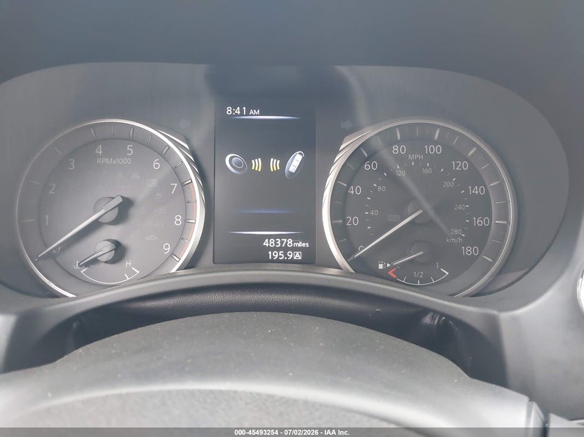 2021 Infiniti Q50 VIN JN1EV7BP8MM707536 IAAI salvage auction — STRIPPED, Salvage Title, sold $3,350 on 2026-07-19 (photo 7)