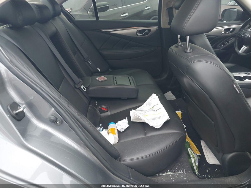 2021 Infiniti Q50 VIN JN1EV7BP8MM707536 IAAI salvage auction — STRIPPED, Salvage Title, sold $3,350 on 2026-07-19 (photo 8)