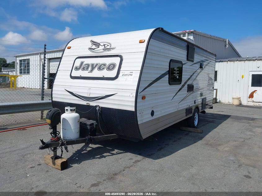 2016 Jayco Jay flight VIN 1UJBJ0AJ3G17A0477 IAAI salvage auction — REAR END, Rebuildable (Florida), sold $3,150 on 2026-07-30 (photo 2)
