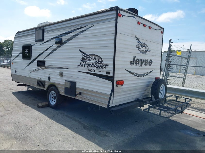 2016 Jayco Jay flight VIN 1UJBJ0AJ3G17A0477 IAAI salvage auction — REAR END, Rebuildable (Florida), sold $3,150 on 2026-07-30 (photo 3)