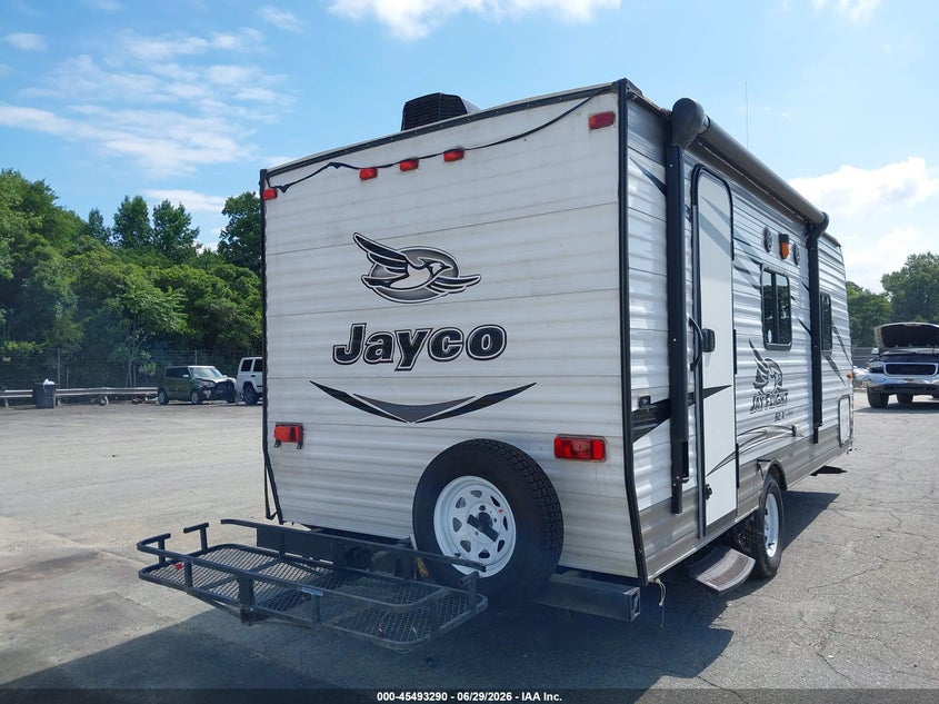 2016 Jayco Jay flight VIN 1UJBJ0AJ3G17A0477 IAAI salvage auction — REAR END, Rebuildable (Florida), sold $3,150 on 2026-07-30 (photo 4)