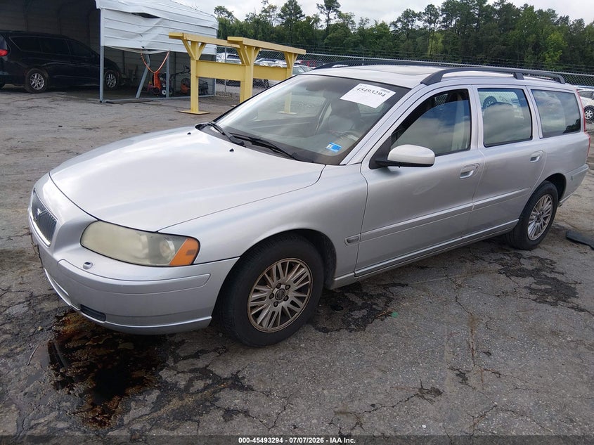 2005 Volvo V70 VIN YV1SW612451510759 IAAI salvage auction — RIGHT SIDE, Clear (Virginia), sold $200 on 2026-07-31 (photo 2)