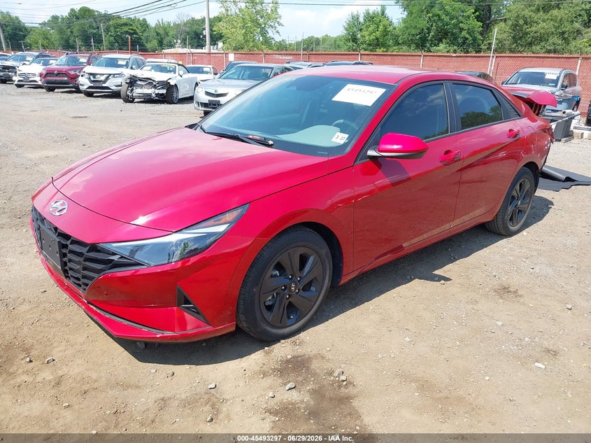 2022 Hyundai Elantra VIN KMHLS4AG7NU336279 IAAI salvage auction — REAR END, Salvage (Idaho), sold $25 on 2026-07-29 (photo 2)