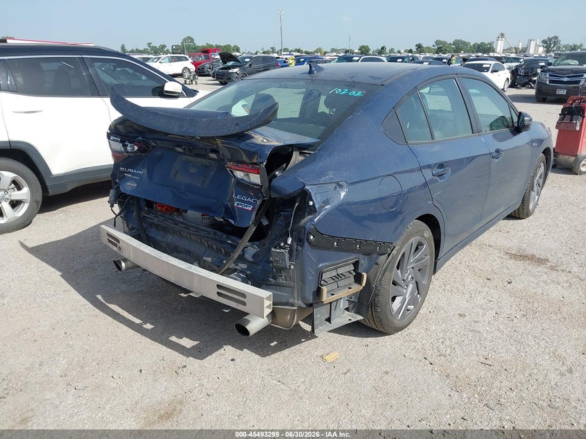 2025 Subaru LEGACY VIN 4S3BWGG61S3007843 IAAI salvage auction — REAR END, Original (Texas), sold $9,100 on 2026-08-29 (photo 4)