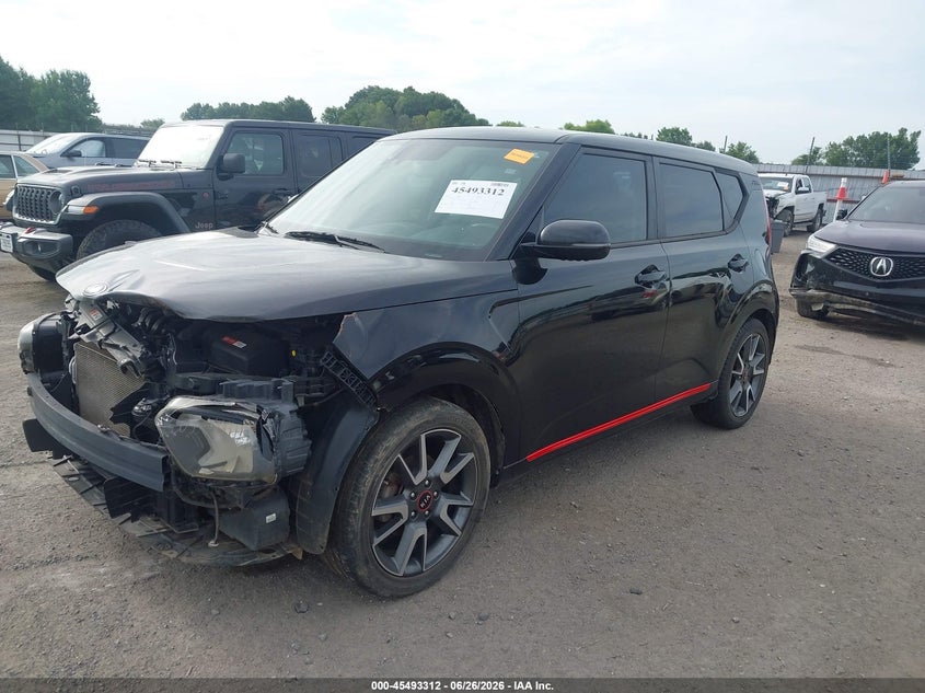2021 Kia Soul VIN KNDJ63AU4M7751573 IAAI salvage auction — FRONT END, Salvage (Arkansas), sold $1,775 on 2026-07-15 (photo 2)