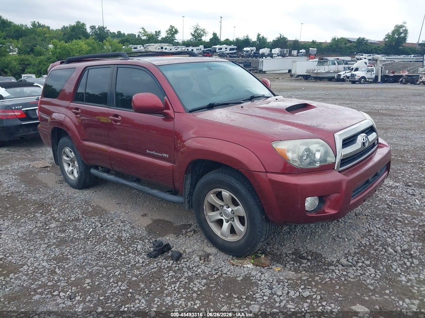 2006 Toyota 4runner VIN JTEBT14R468035886 IAAI salvage auction — NORMAL WEAR, Clear (Tennessee), sold $4,000 on 2026-07-09 (photo 1)