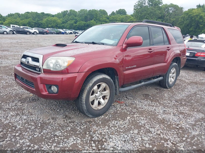 2006 Toyota 4runner VIN JTEBT14R468035886 IAAI salvage auction — NORMAL WEAR, Clear (Tennessee), sold $4,000 on 2026-07-09 (photo 2)
