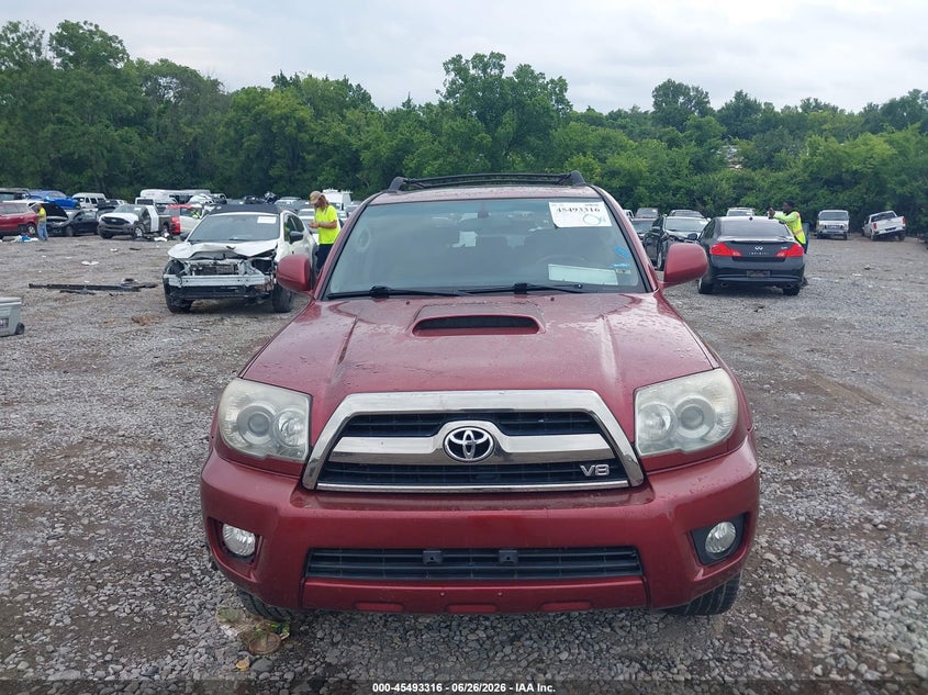 2006 Toyota 4runner VIN JTEBT14R468035886 IAAI salvage auction — NORMAL WEAR, Clear (Tennessee), sold $4,000 on 2026-07-09 (photo 6)