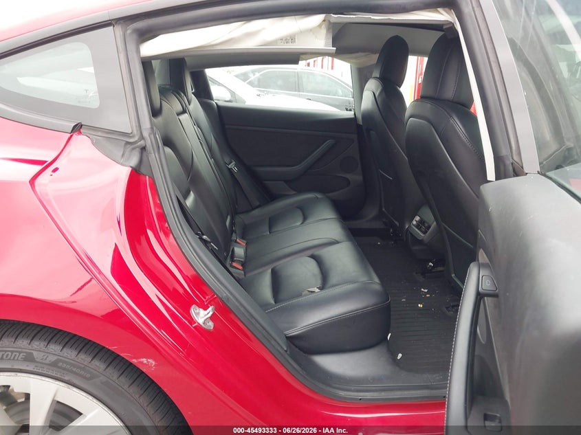 2022 Tesla Model 3 VIN 5YJ3E1EB2NF272315 IAAI salvage auction — FRONT END, Salvage Title, sold $4,850 on 2026-08-27 (photo 8)