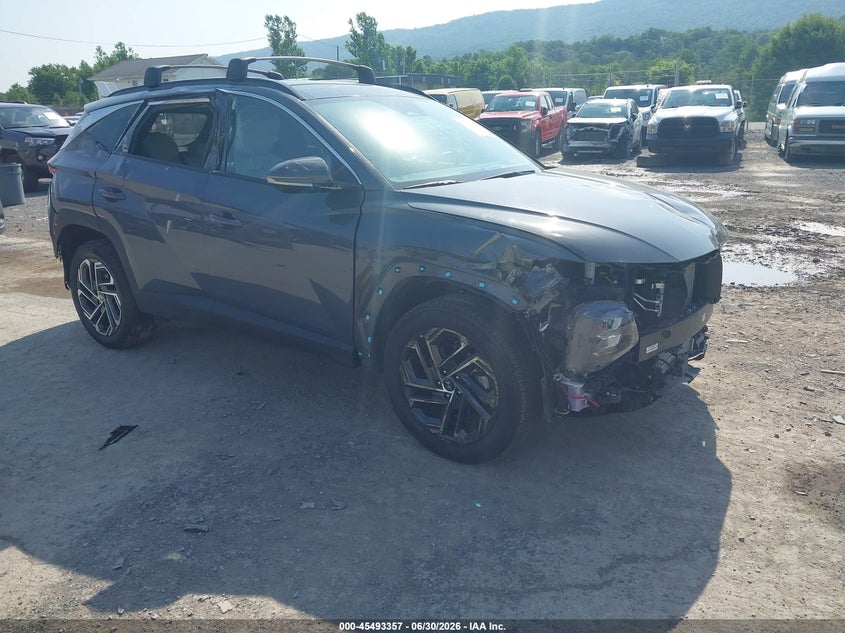 2026 Hyundai Tucson VIN KM8JEDD11TU405907 IAAI salvage auction — FRONT END, Salvage Title, sold $9,575 on 2026-07-22 (photo 1)