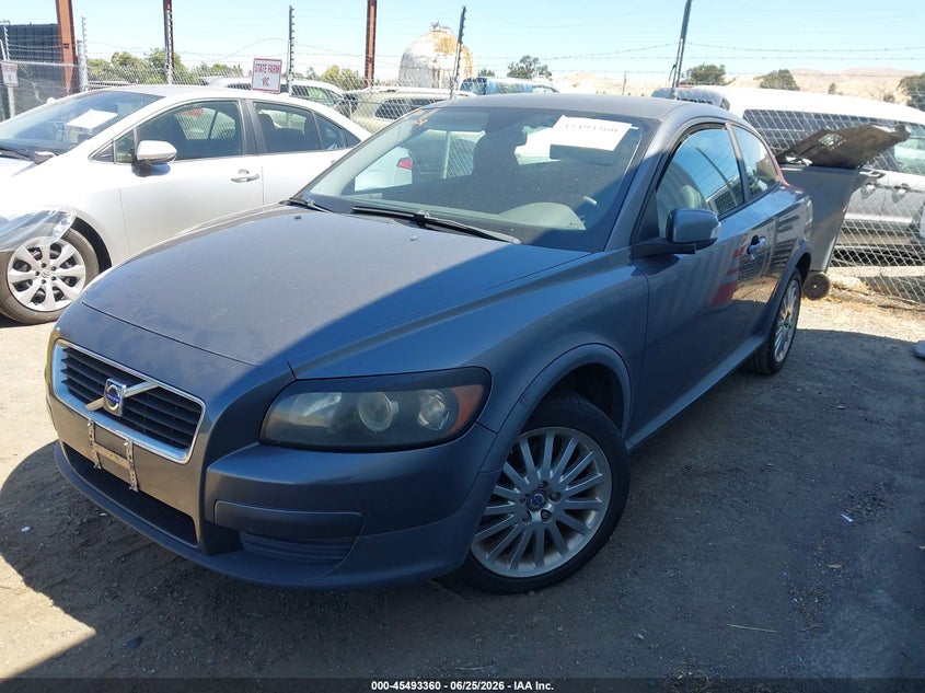 2008 Volvo C30 VIN YV1MK672482070052 IAAI salvage auction — RIGHT REAR, Salvage (California), sold $475 on 2026-07-23 (photo 2)
