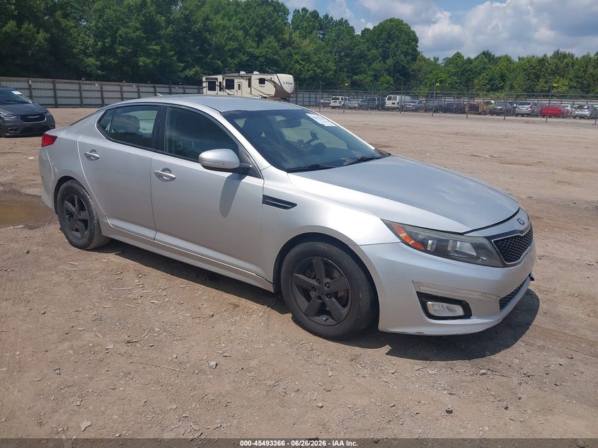 2014 Kia Optima VIN 5XXGM4A78EG350651 IAAI salvage auction — NORMAL WEAR, Clear (Tennessee), sold $425 on 2026-07-29 (photo 1)