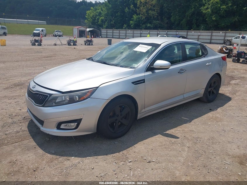 2014 Kia Optima VIN 5XXGM4A78EG350651 IAAI salvage auction — NORMAL WEAR, Clear (Tennessee), sold $425 on 2026-07-29 (photo 2)
