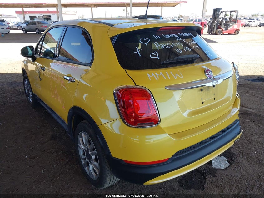 2016 Fiat 500x VIN ZFBCFXBT8GP339783 IAAI salvage auction — REAR END, Salvage (Arizona), sold $1,000 on 2026-07-28 (photo 3)