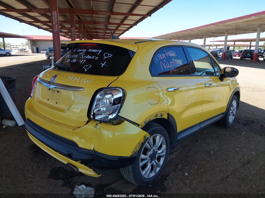 2016 Fiat 500x VIN ZFBCFXBT8GP339783 IAAI salvage auction — REAR END, Salvage (Arizona), sold $1,000 on 2026-07-28 (photo 6)