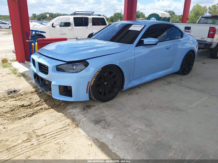2023 BMW M2 VIN 3MF13DM02P8D50725 IAAI salvage auction — UNDERCARRIAGE, Rebuildable (Florida), sold $24,500 on 2026-07-30 (photo 2)