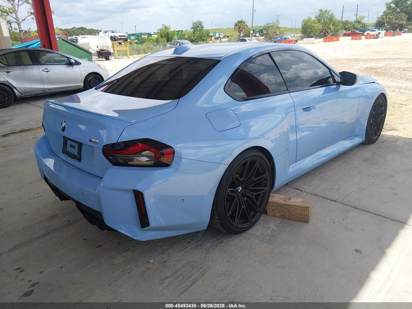 2023 BMW M2 VIN 3MF13DM02P8D50725 IAAI salvage auction — UNDERCARRIAGE, Rebuildable (Florida), sold $24,500 on 2026-07-30 (photo 4)