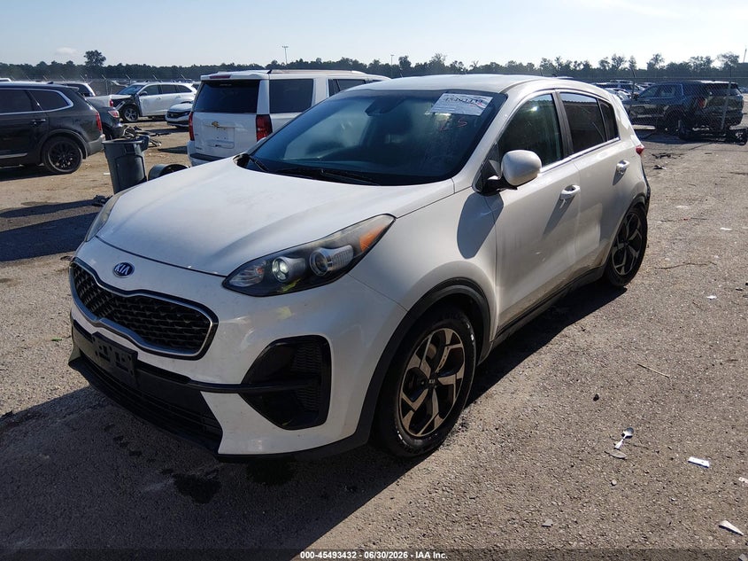 2020 Kia Sportage VIN KNDPM3AC4L7701066 IAAI salvage auction — UNDERCARRIAGE, Salvage Title, sold $1,850 on 2026-08-02 (photo 2)