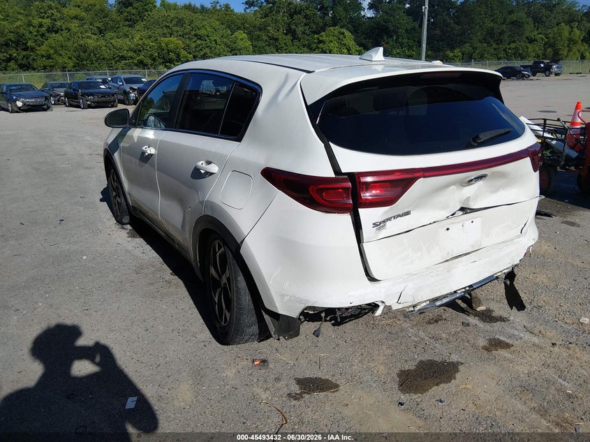 2020 Kia Sportage VIN KNDPM3AC4L7701066 IAAI salvage auction — UNDERCARRIAGE, Salvage Title, sold $1,850 on 2026-08-02 (photo 3)