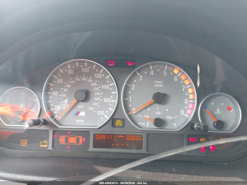 2004 BMW M3 VIN WBSBL93464PN60033 IAAI salvage auction — BIO HAZARD, Salvage - Greater Than 75% (Maryland), sold $21,400 on 2026-07-22 (photo 7)