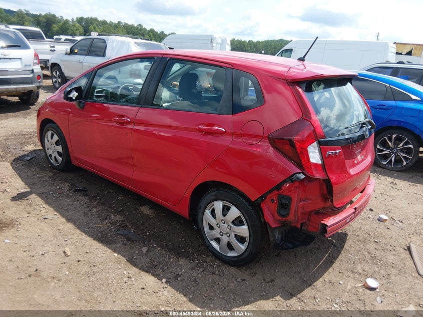 2016 Honda Fit VIN JHMGK5H50GS010336 IAAI salvage auction — REAR END, Salvage (Alabama), sold $1,250 on 2026-07-17 (photo 3)