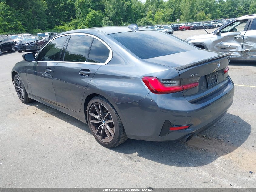 2019 BMW 3er VIN WBA5R7C55KAJ82364 IAAI salvage auction — SIDE, Salvage (Connecticut), sold $8,150 on 2026-07-09 (photo 3)