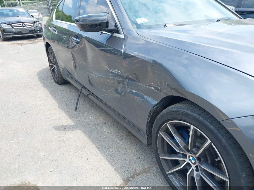 2019 BMW 3er VIN WBA5R7C55KAJ82364 IAAI salvage auction — SIDE, Salvage (Connecticut), sold $8,150 on 2026-07-09 (photo 6)