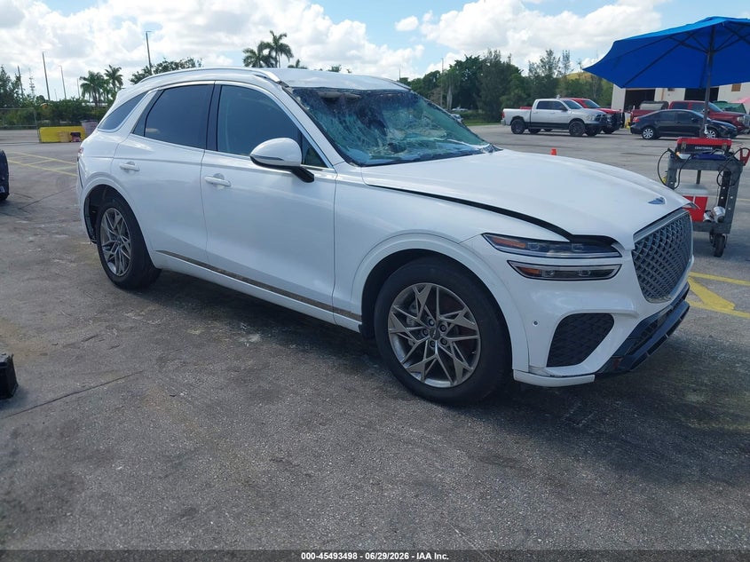2025 Genesis Gv70 VIN 5NMMADTB2SH023043 IAAI salvage auction — ROLLOVER, Salvage Title, sold $6,100 on 2026-09-05 (photo 1)