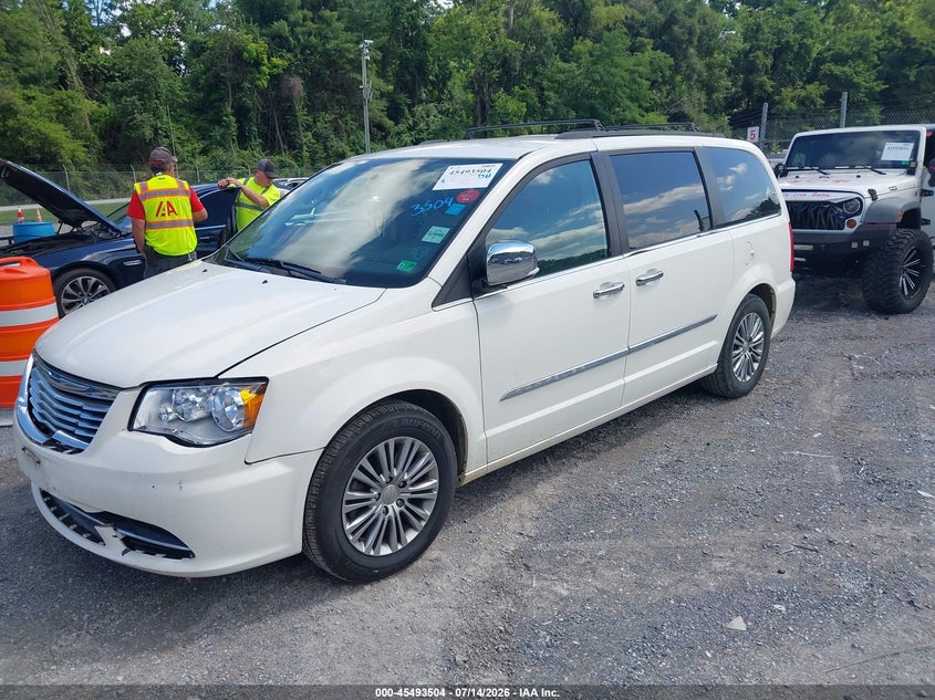 2013 Chrysler Town & country VIN 2C4RC1CG1DR737538 IAAI salvage auction — FRONT END, Clear (Virginia), sold $525 on 2026-07-19 (photo 2)
